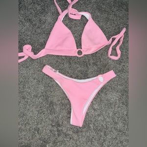 Pink Shein bathing suit, size medium